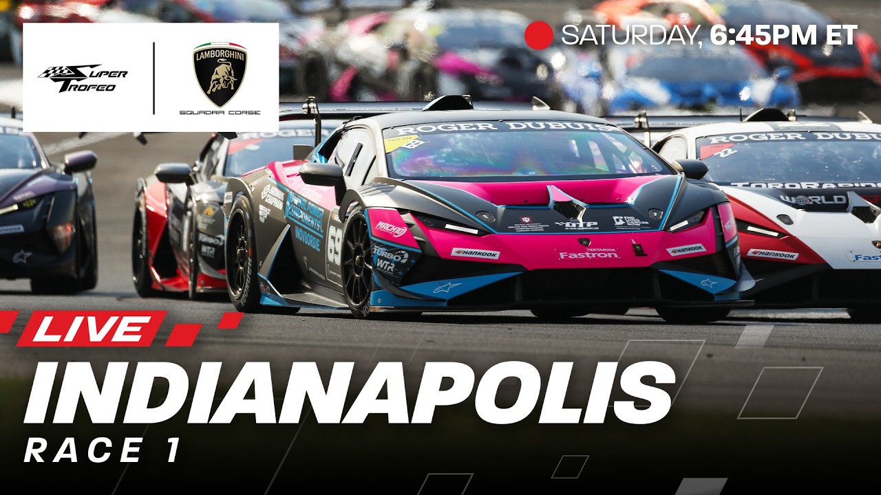 2026 Lamborghini Super Trofeo at Indianapolis Motor Speedway | Race 1 | Indianapolis, IN