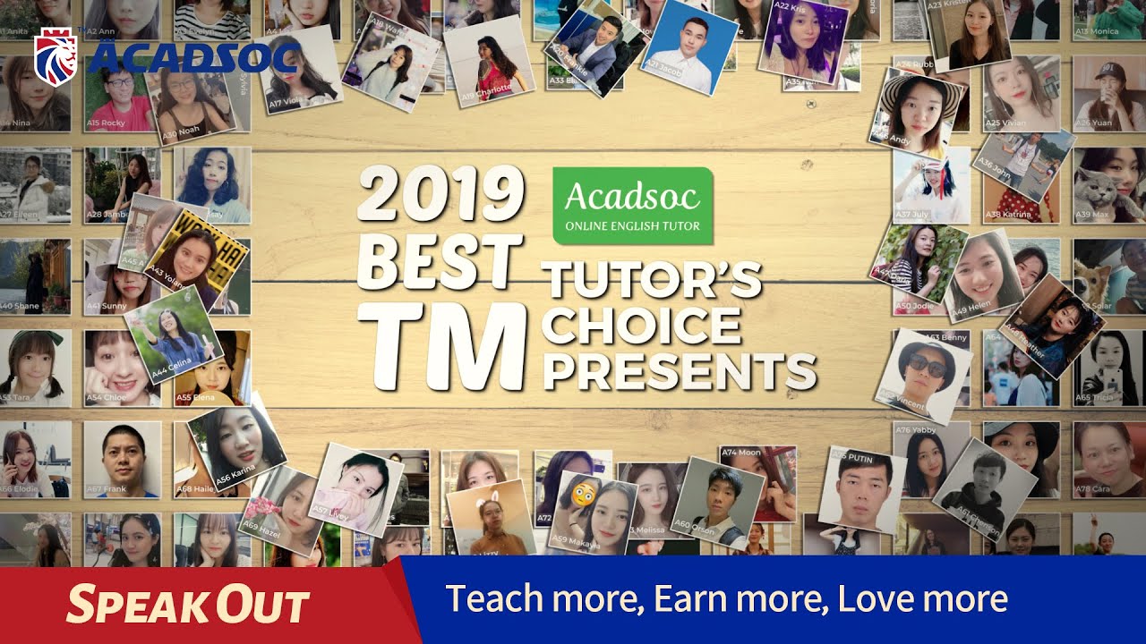 TUTOR’S CHOICE presents Best TM 2019|Acadsoc
