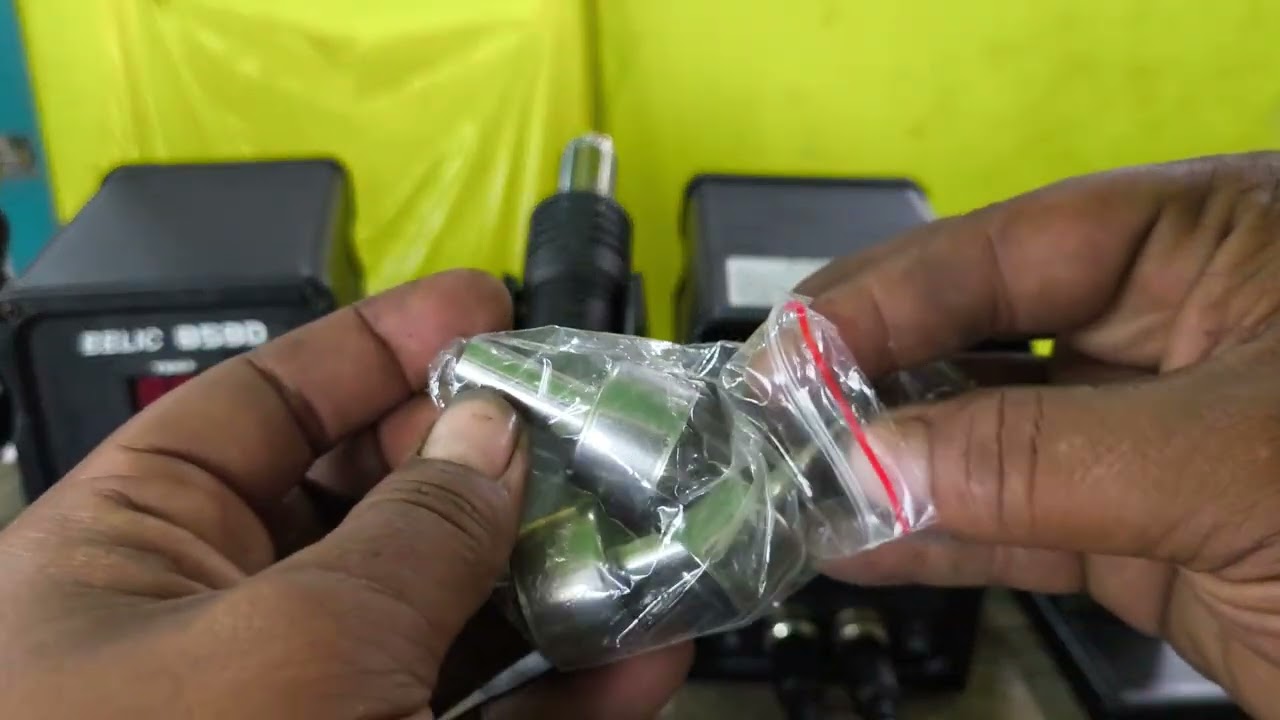 Review solder angin heat gun elelic 858D dan realm 8586D pro solder bagus untuk pekerjaan electric