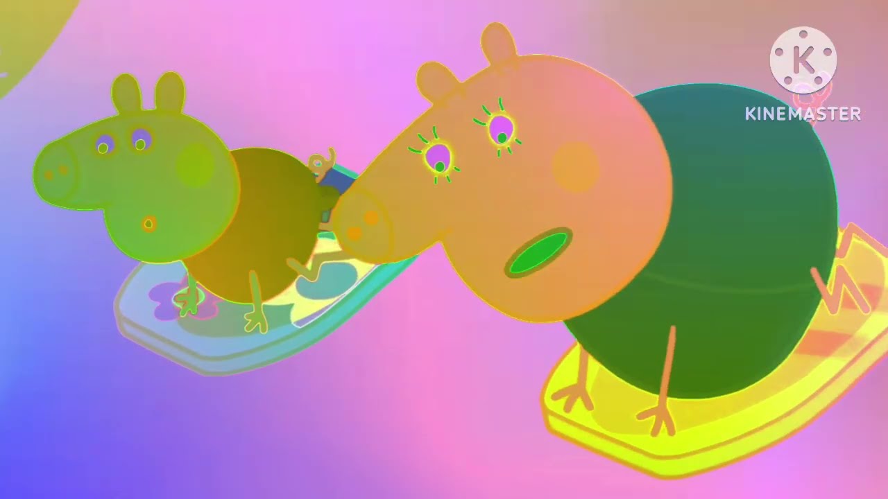 Mommy Pig Slide Into A Water | PeppaPeg Sponsored By Klasky Csupo 2001 Effects 