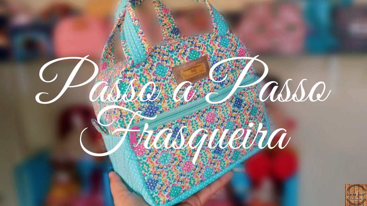Passo a Passo de frasqueira multiuso