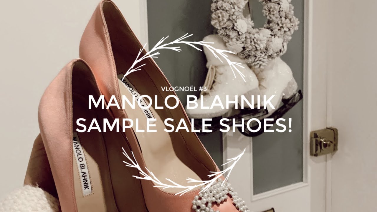 FOUR NEW PAIRS OF MANOLO BLAHNIK SHOES | ! VLOGNOËL #3