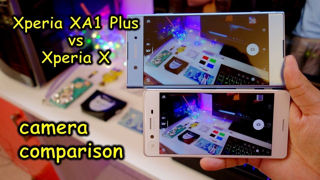 Сравнение камер Sony Xperia XA1 Plus и Xperia X