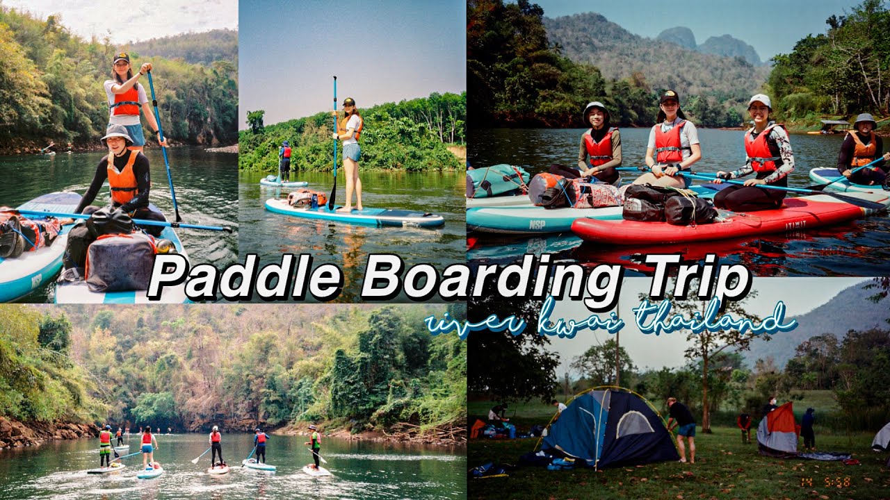 Paddle Boarding And Camping Vlog | School Trip