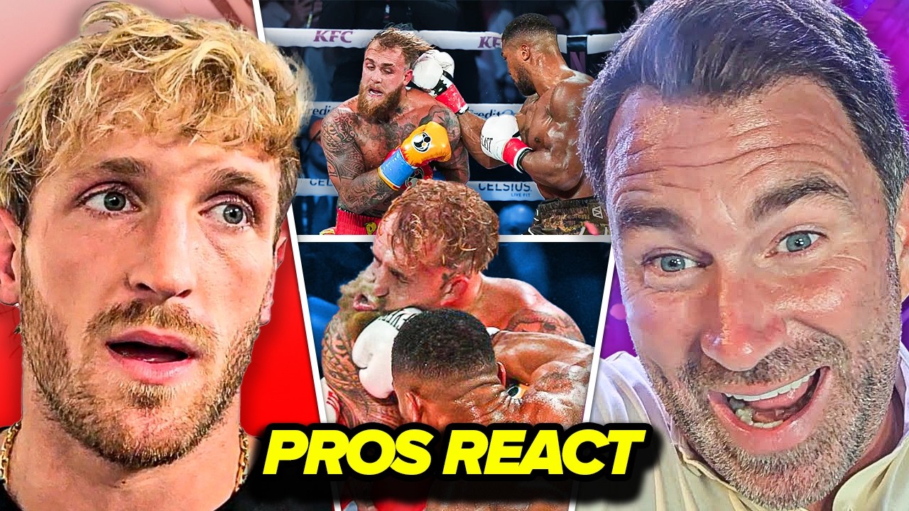PROS REACT to Anthony Joshua KO of Jake Paul