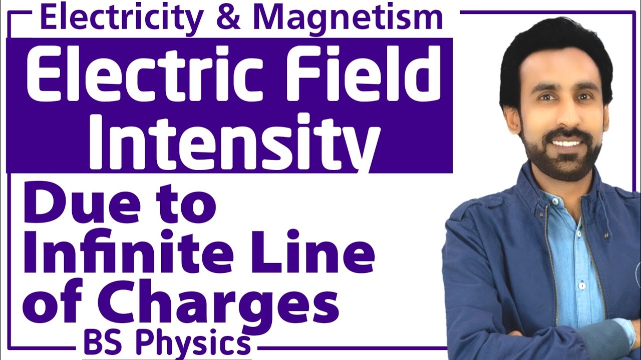 Lec-9 Electric Field Intensity Due to Infinite Line of Charges || EMT || BS and B.Sc