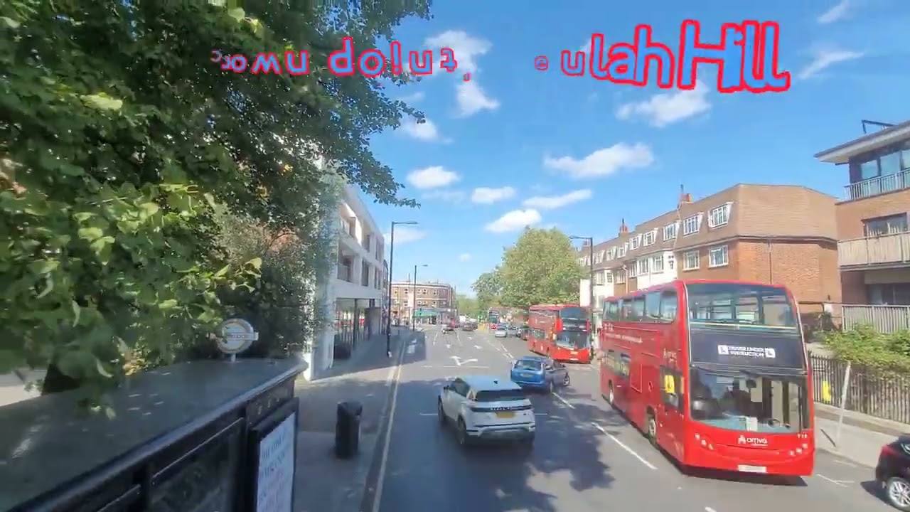 Full Route Visual | AVL Route 468: South Croydon, SE - Elephant & Castle