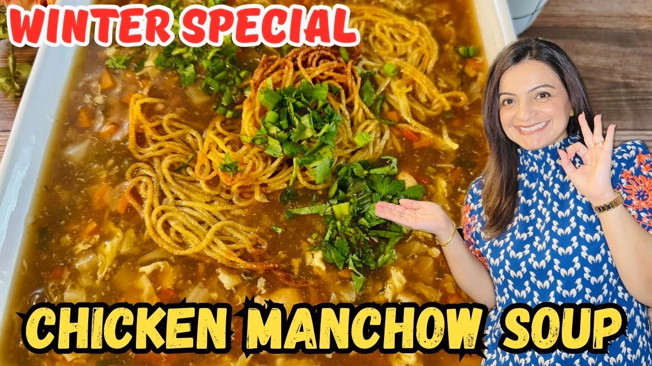 Restaurant Style Chicken Manchow Soup Recipe | Winter Special Soup Recipe