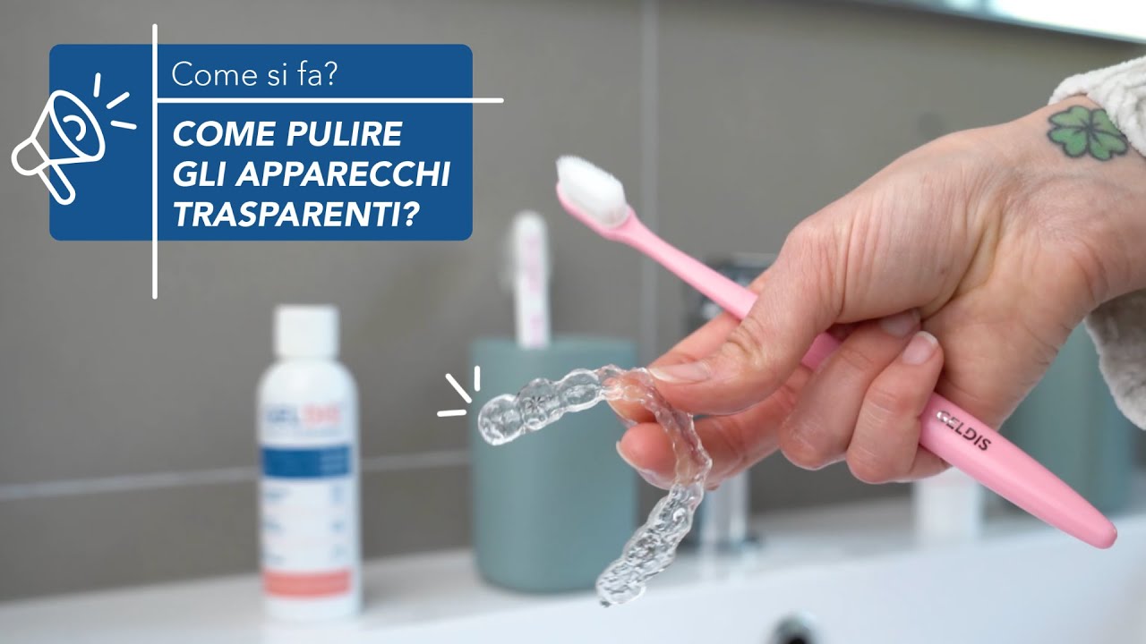 Come pulire invisalign e mascherine trasparenti | Geldis