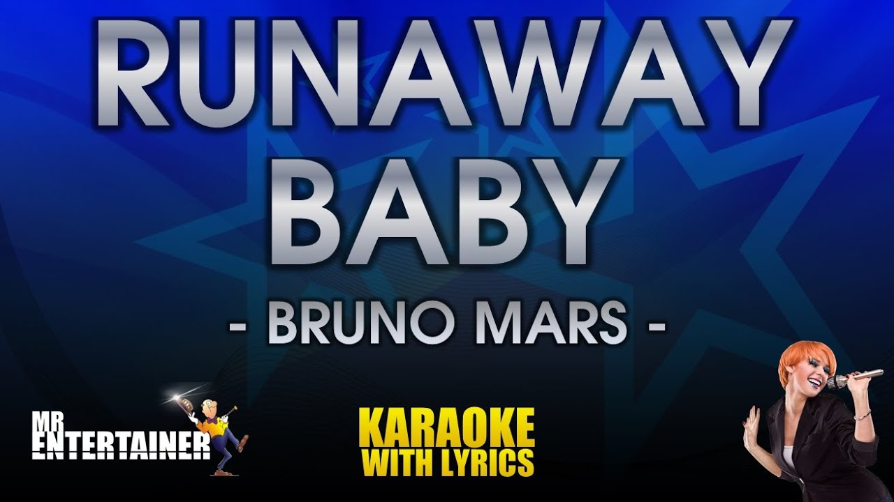 Runaway Baby - Bruno Mars (KARAOKE)
