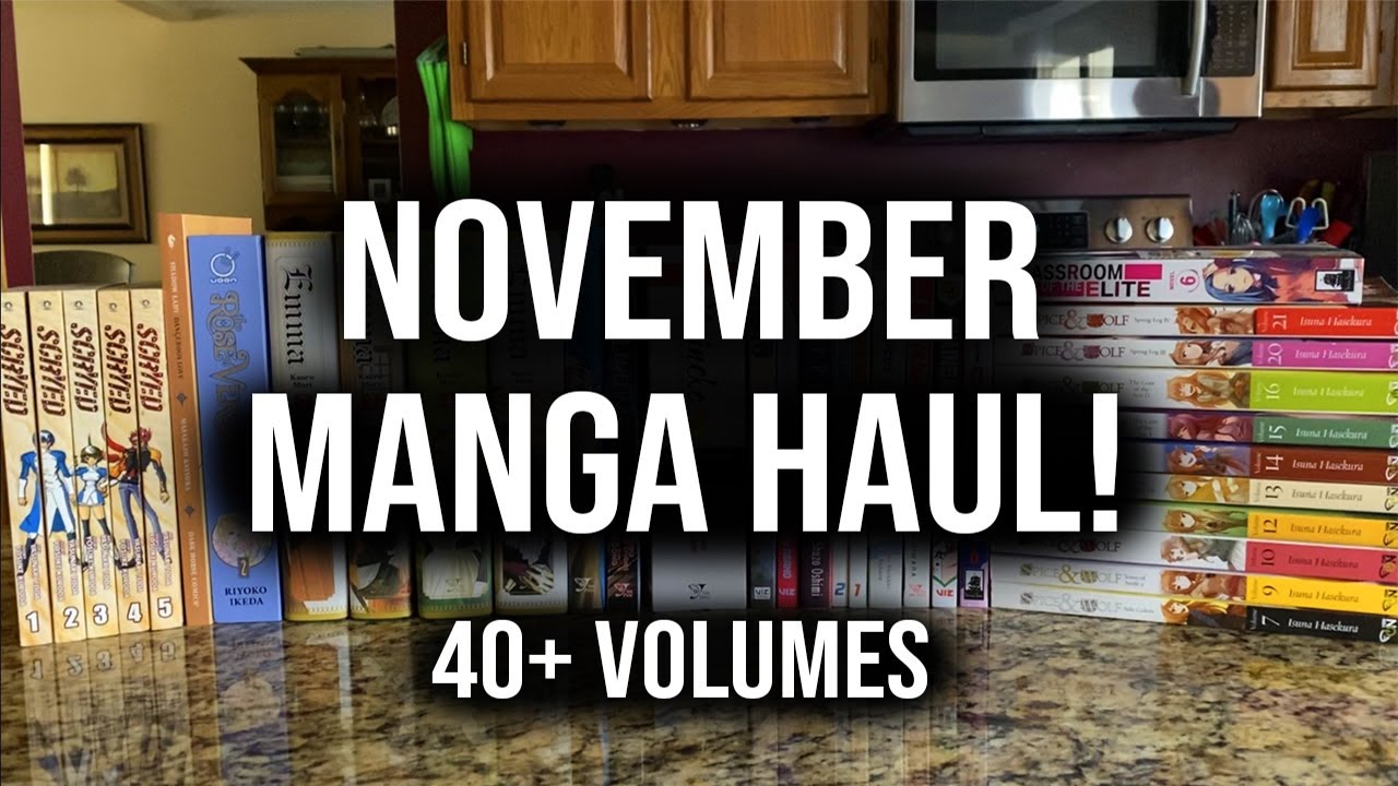 INSANE November Manga Haul (40+ Volumes!)
