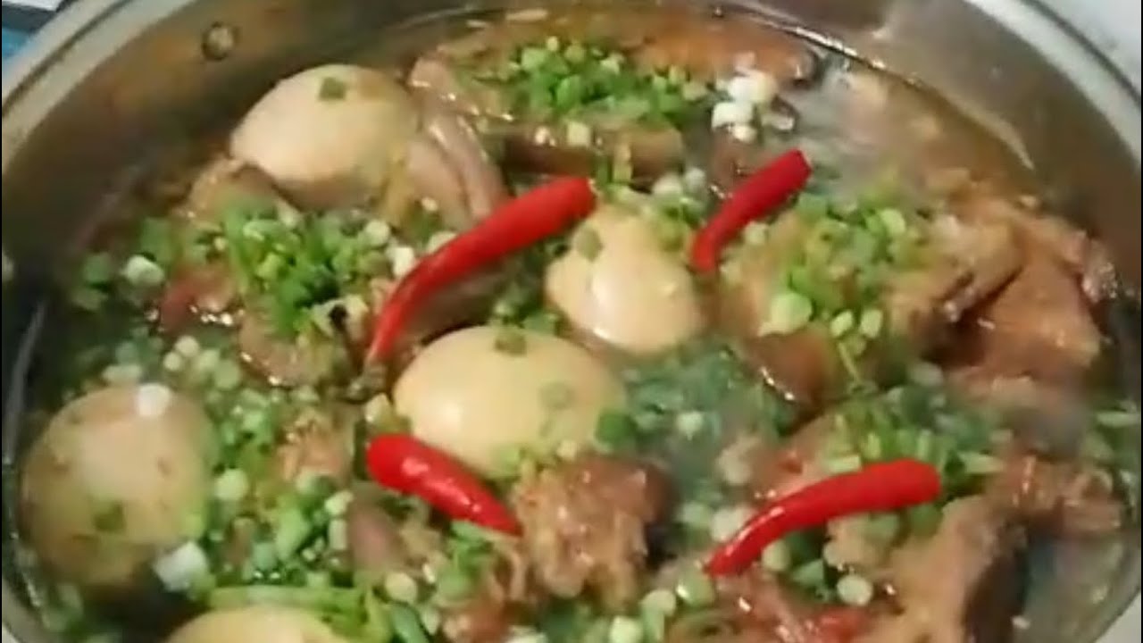 Thịt ba rôi kho tàu thịt bâm Nấu canh giá he cực ngon