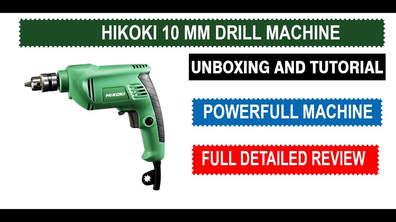 Hikoki 10 mm Drill Machine | Unboxing and Review | Best Quality Drill Machine By Aps Fasteners