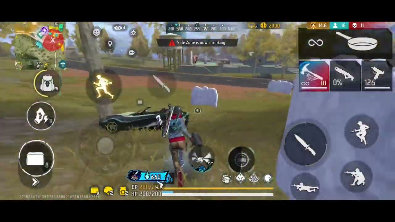 Only hathoda challenge #freefire #video #trending 