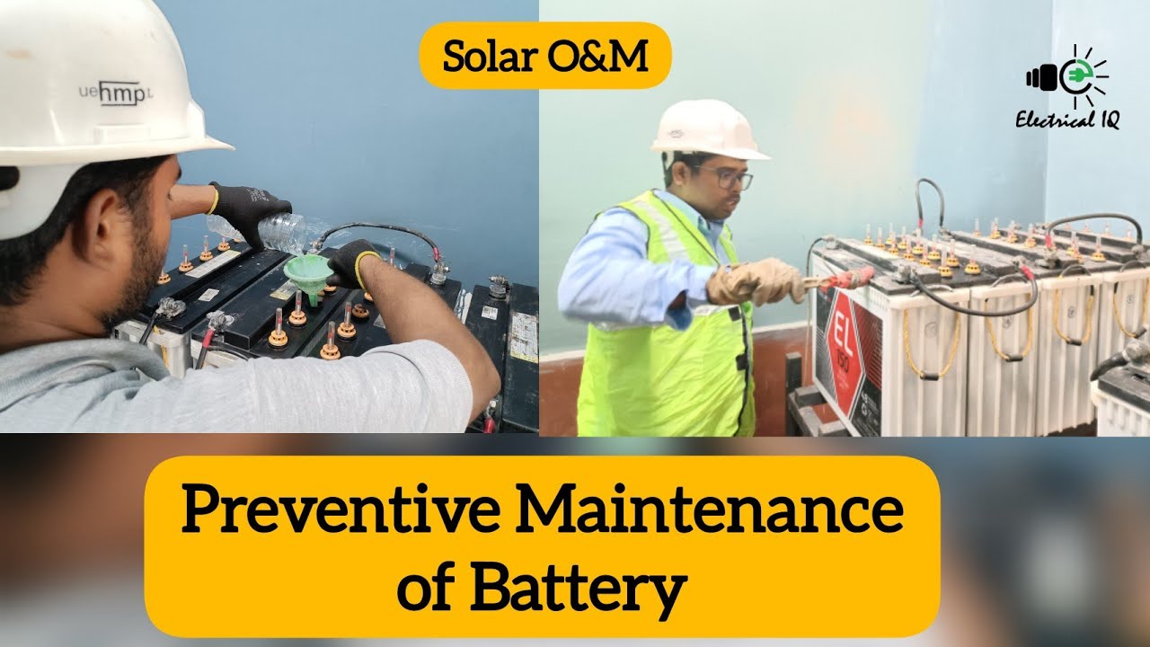 Battery Preventive Maintenance | Battery maintenance work
