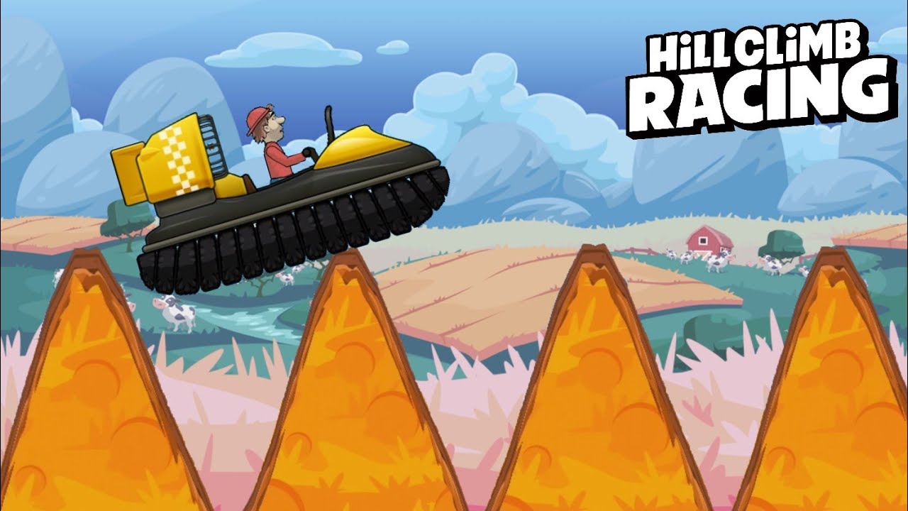 Hill Climb Racing: Hovercraft on Super Countryside 6405m