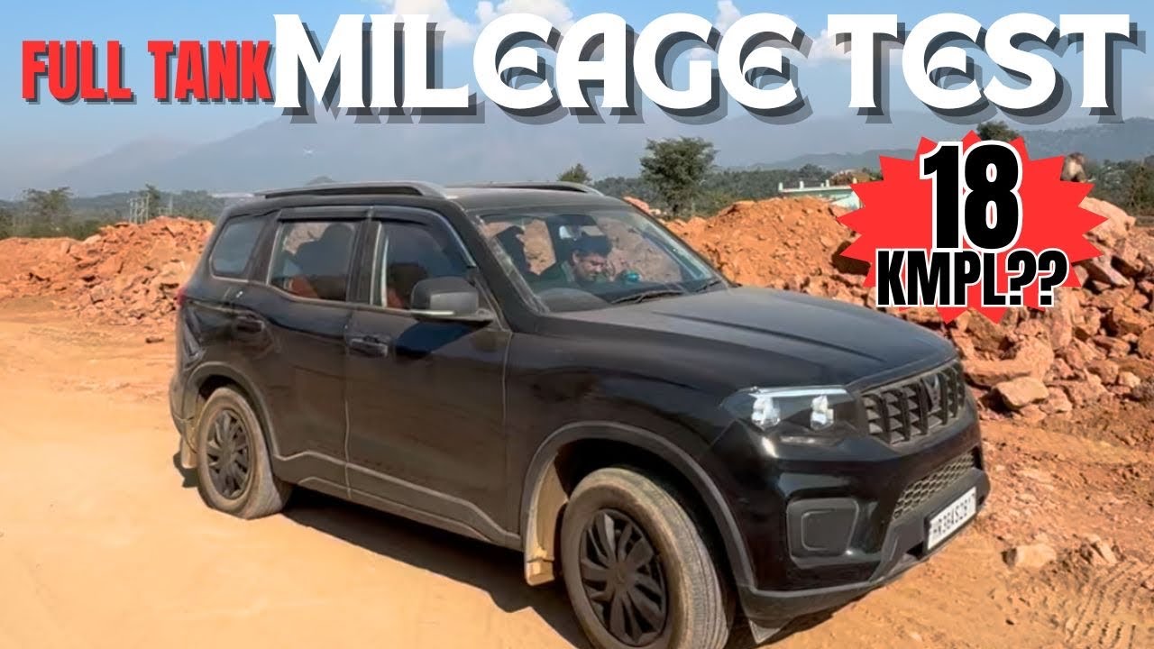 कोई नहीं टक्कर में 😍- SCORPIO N Z2 DIESEL FULL TANK MILEAGE TEST🔥SCORPIO N BASE MODEL DIESEL MILEAGE