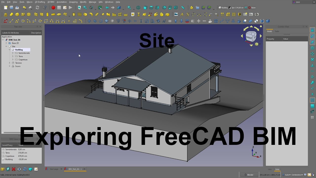 Exploring Freecad Bim - Site