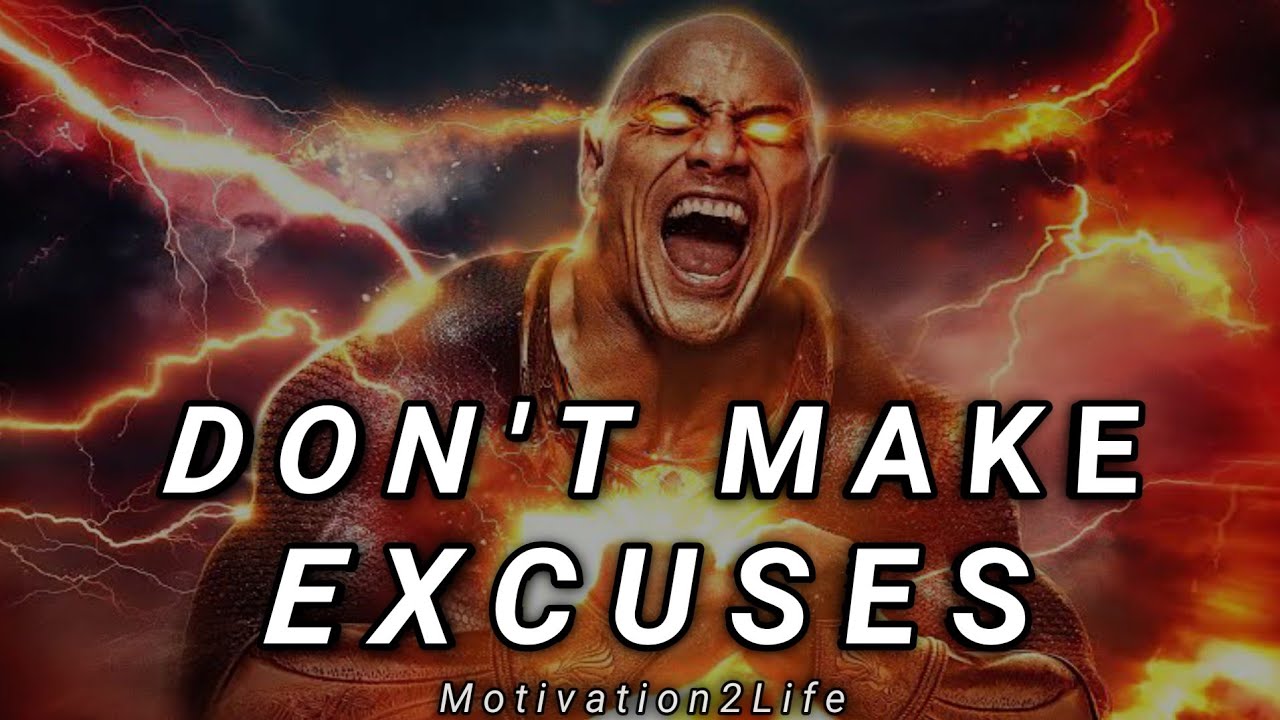 Don't Make Excuses || No Excuses Life Changing Quotes || #motivation #quotes #motivational ||