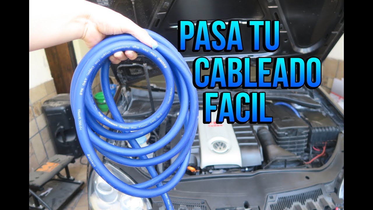 COMO PASAR EL CABLE DE CORRIENTE DEL MOTOR A LA CABINA