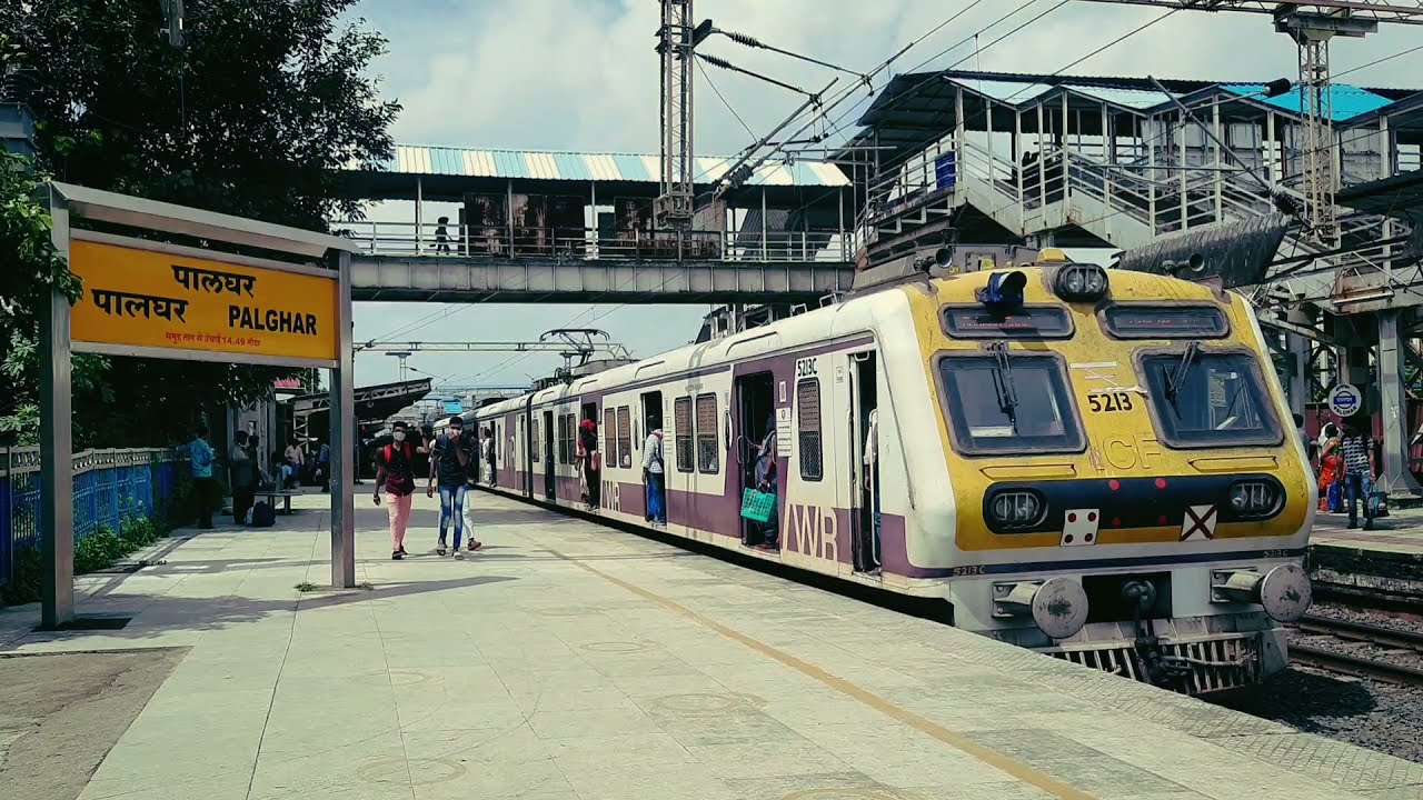 Travelling PalGhar To UmRoli Indian RailWays Mumbai Trains.