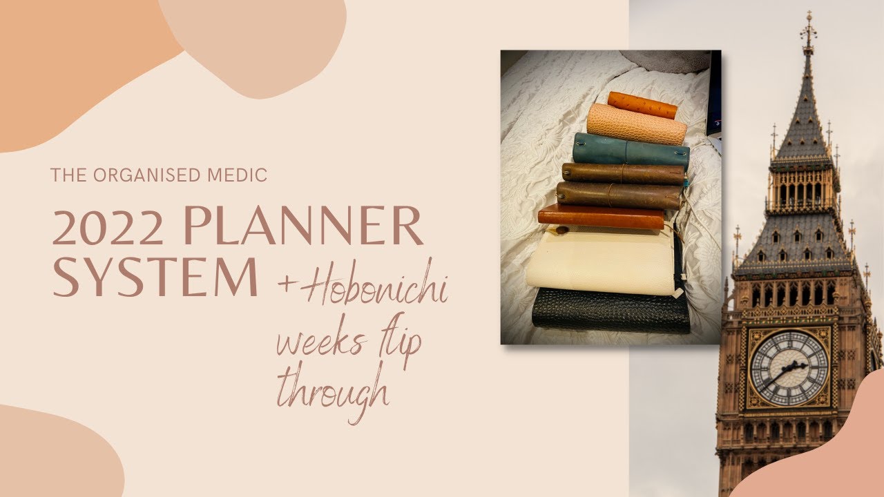 2022 Planner System  Hobonichi week flip through
