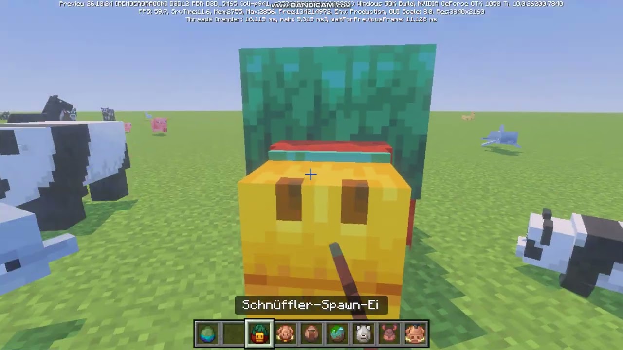 Minecraft heute zeige ich euch die Neuen Baby Mobs!