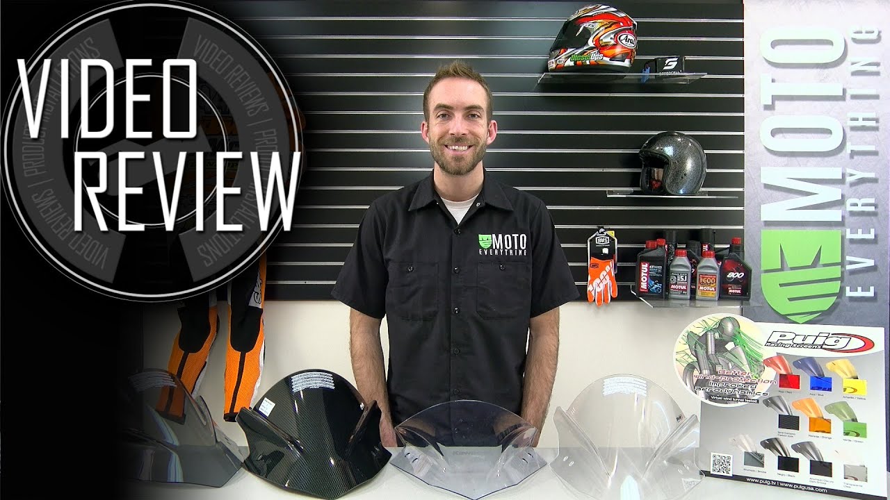 Puig Racing Windscreen Review by Moto Everything
