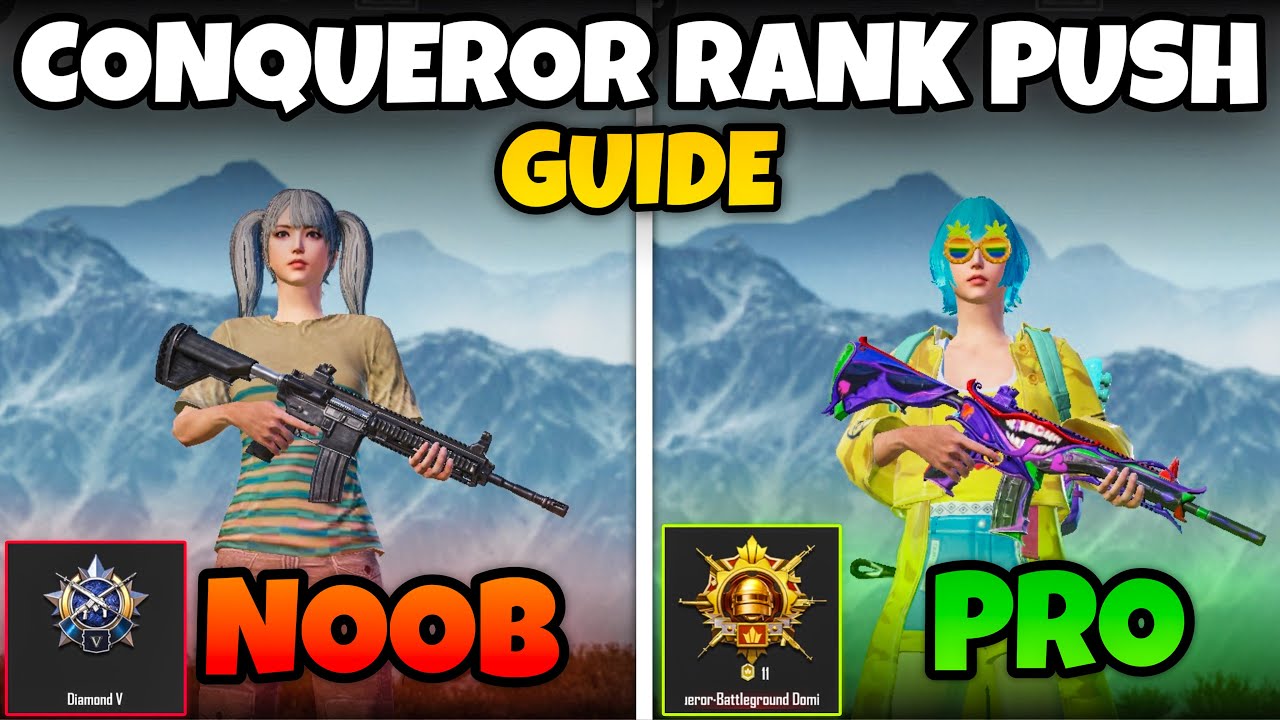 HOW TO PUSH CONQUEROR GUIDE IN BGMI 2024💥(Tips/Tricks) Mew2
