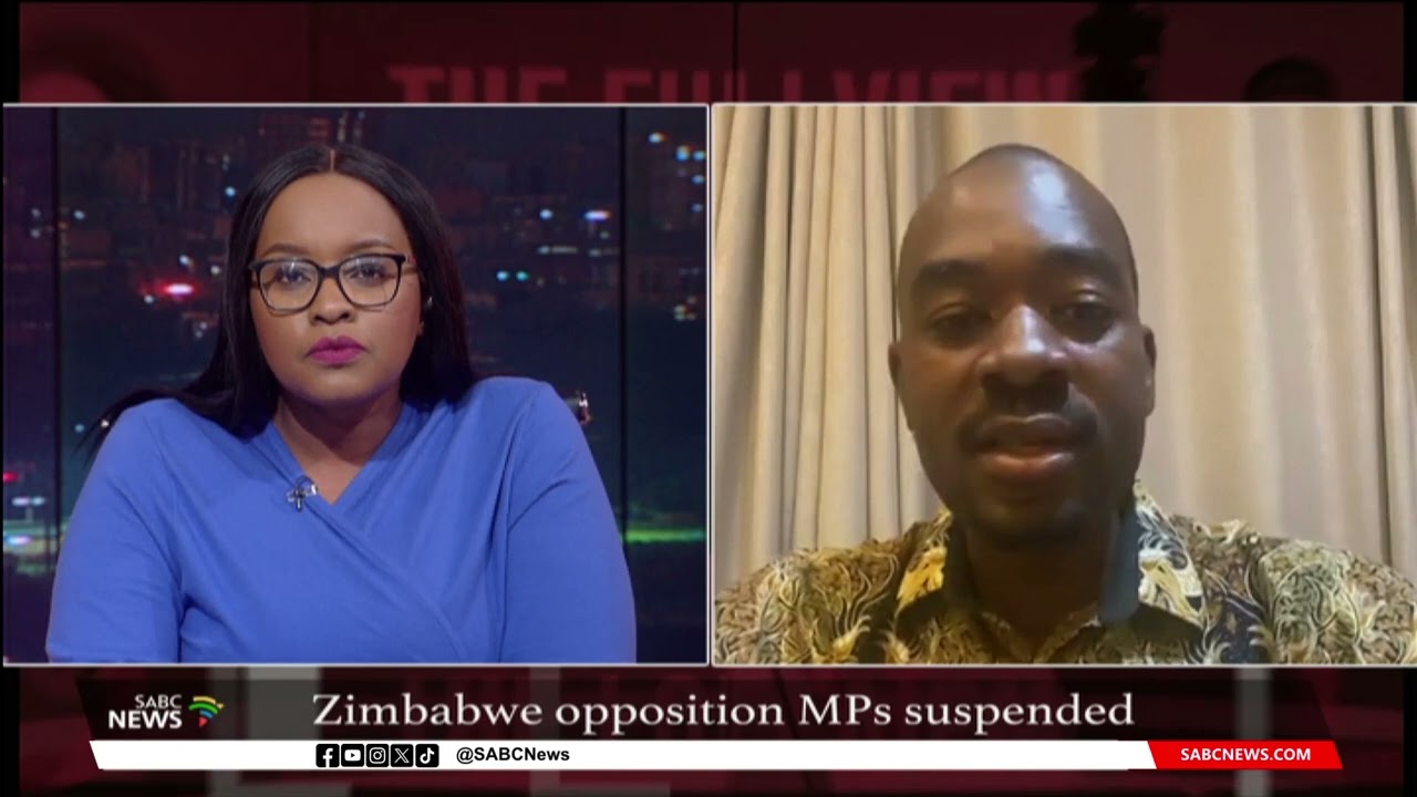 Zimbabwe opposition MPs suspended - Nelson Chamisa shares more