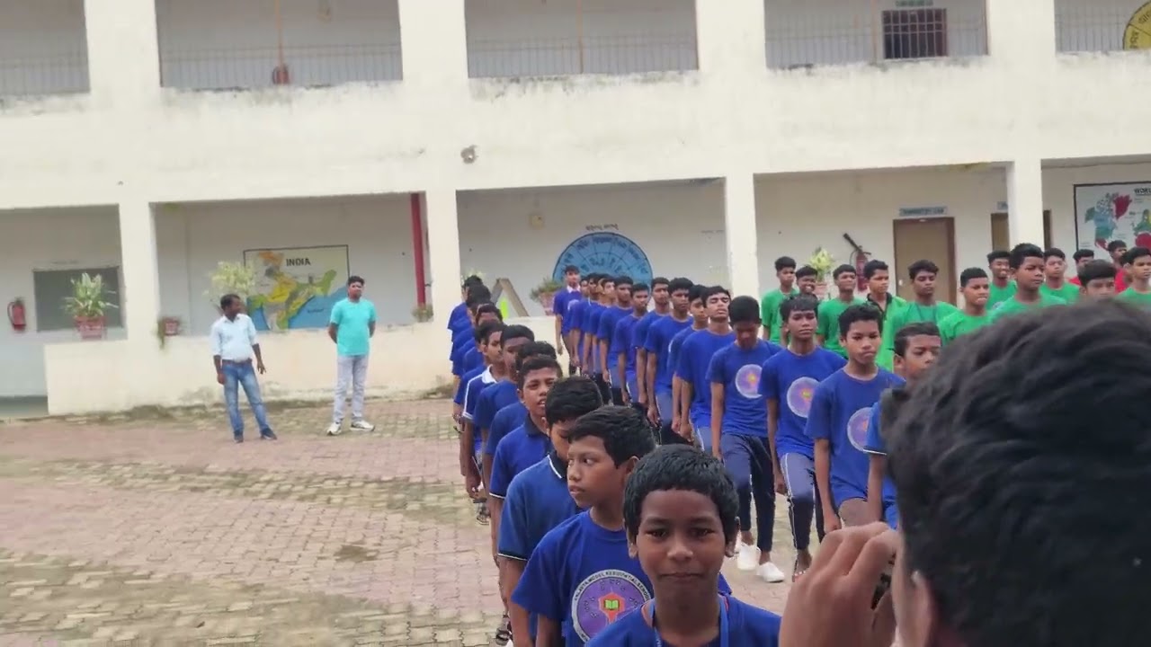 EMRS SCHOOL BIKRAMPUR ODISHA  15 Aguest ki tyari suru #emrs #youtube #shorts