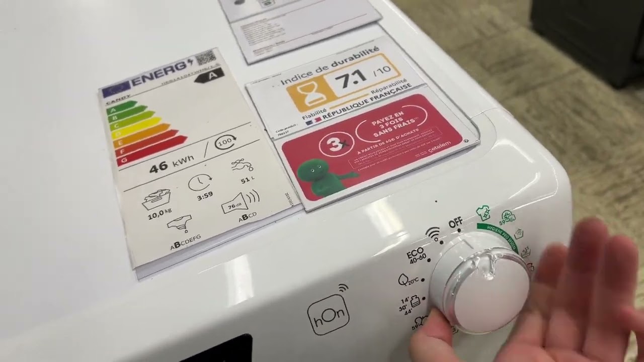 Visite de Lave linge à conforama 