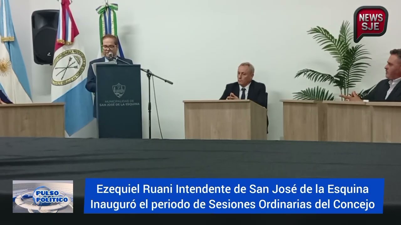 PULSO POLÍTICO: Sesiones Ordinarias Ezequiel Ruani 