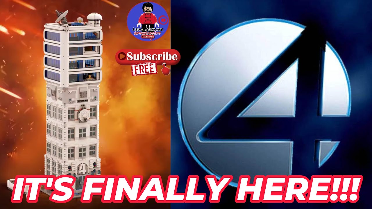 Fantastic 4 Baxter Building 'Lego' MOC!
