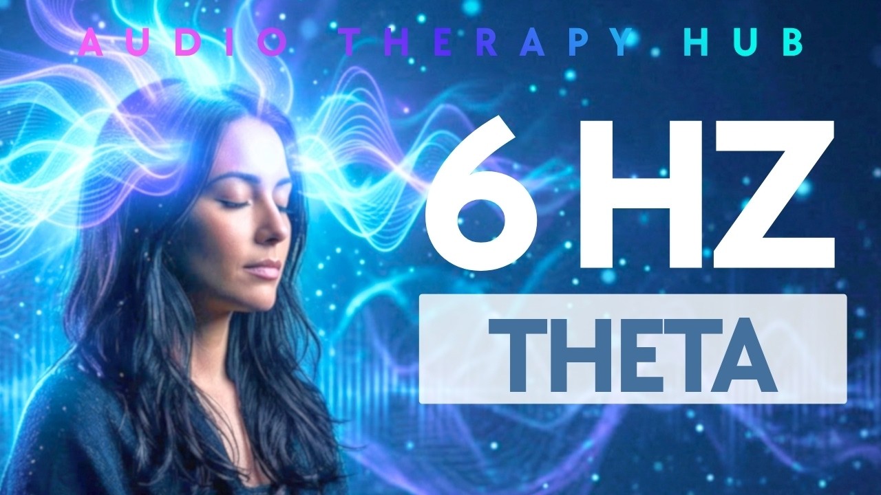 No Headphones Needed! 6 Hz Theta Waves | Neural Reset & Deep Meditation | 1 Hour Black Screen