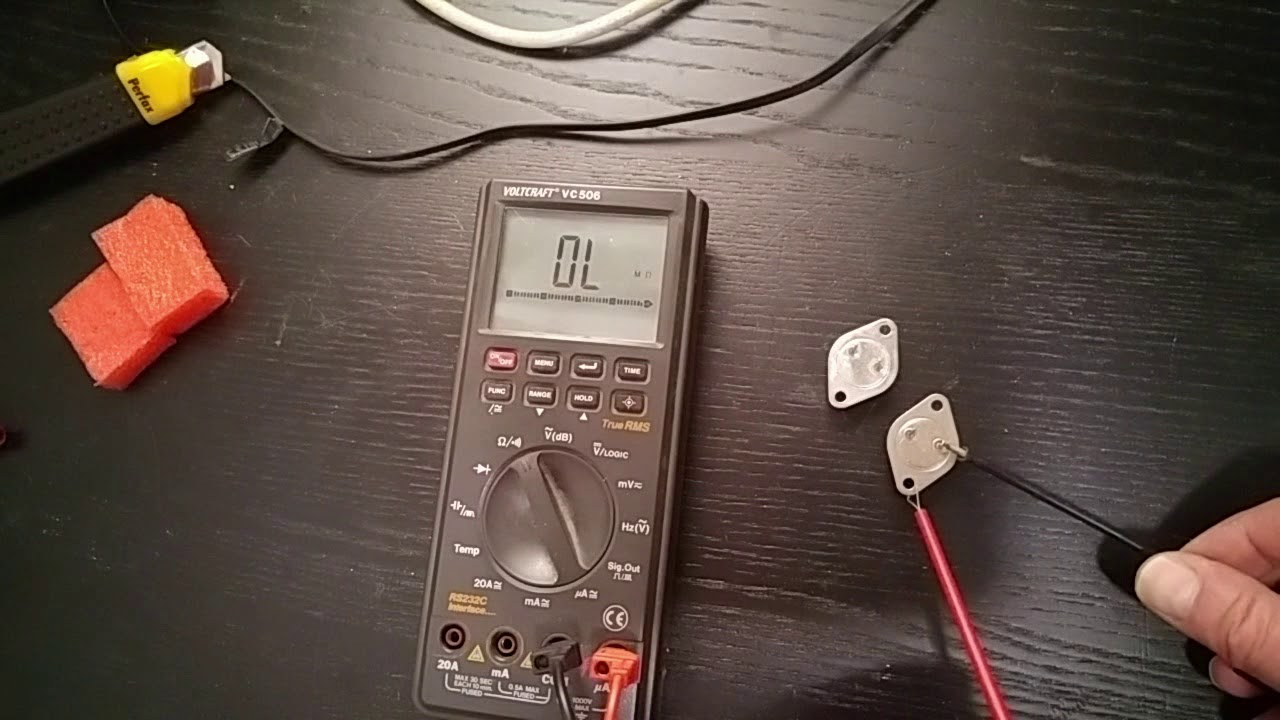 2SJ18 measuring ohms
