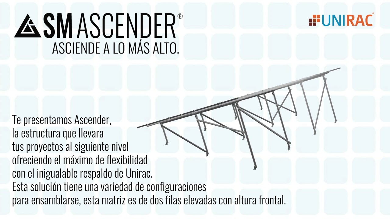 Ascender - Dos Filas Elevadas con Altura Frontal