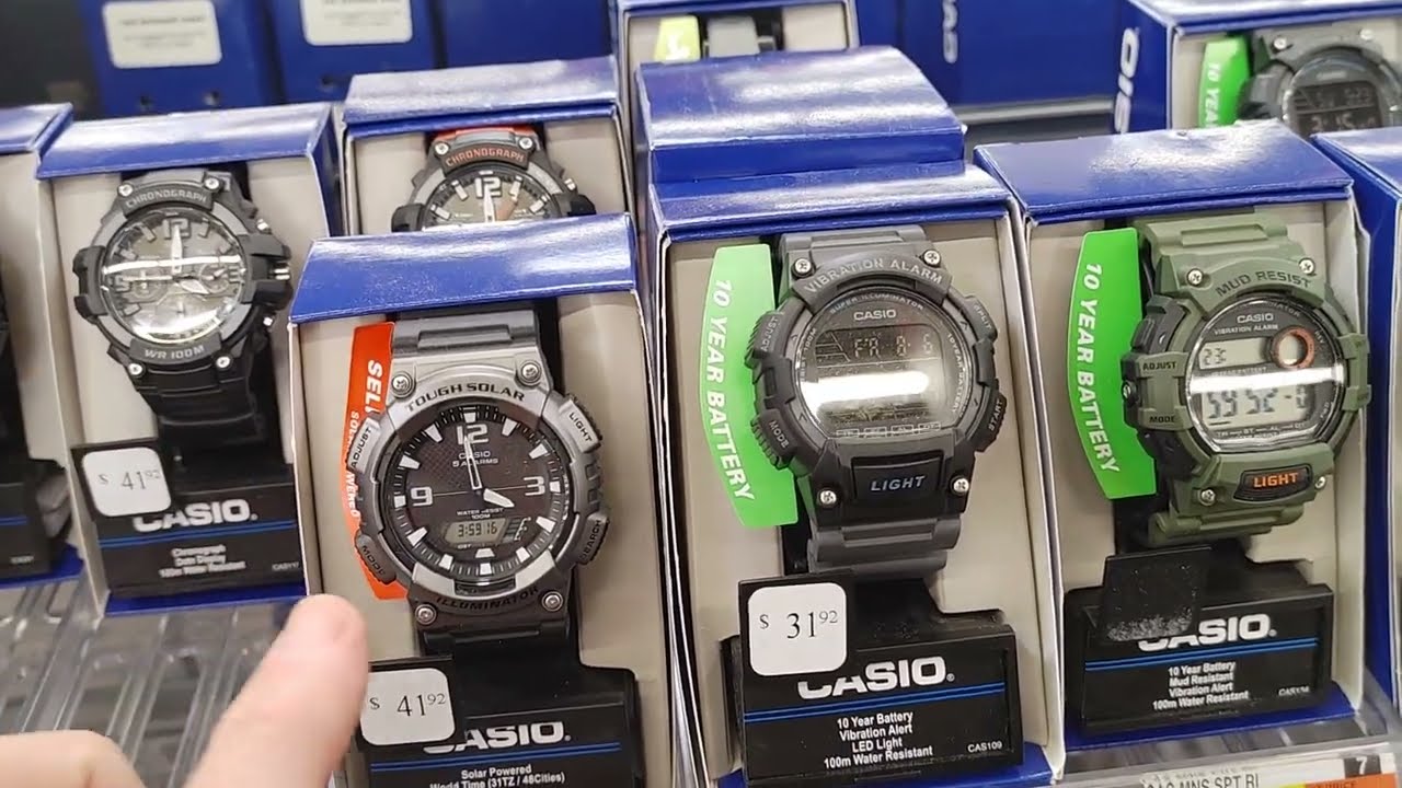 still some sales on Walmart Casio watches