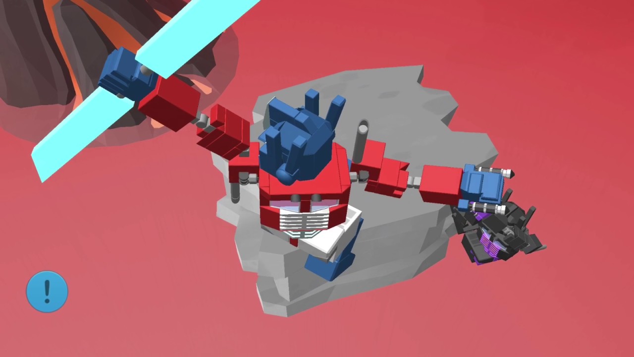 Blocksworld Optimus prime vs nemesis prime