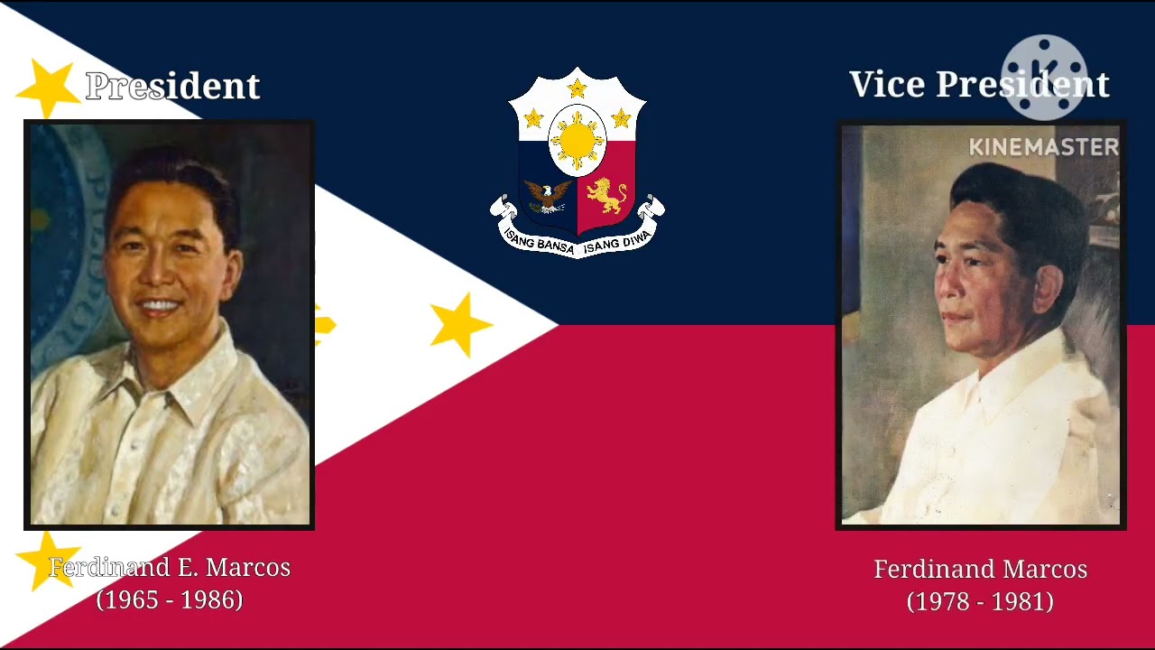 Lupang Hinirang | The President and The Vice President of Philippines