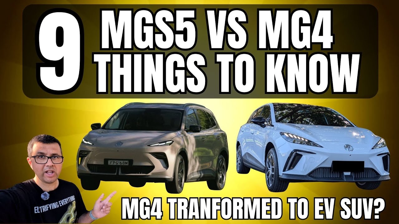 MGS5 vs MG4 Compared - 9 Things Need To Know ... Does Transforming MG4 into EV SUV Improve It?