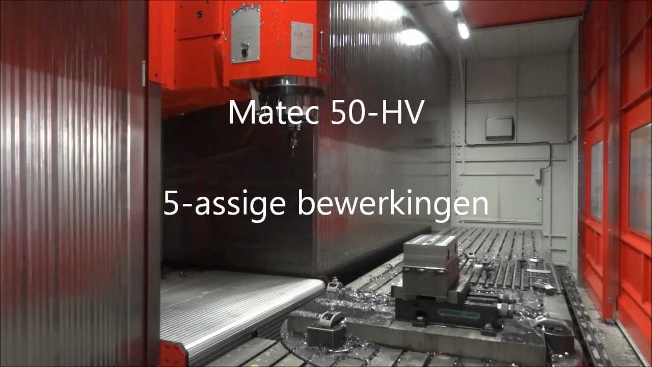 5-assig frezen | Matec 50 HV freesmachine | 5-assige bewerkingen