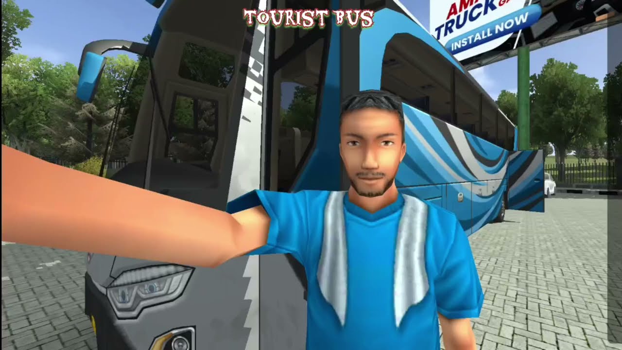Real Tourist Bus Driving Experience | Bus Simulator Gameplay#touristattractions #mobilegame 