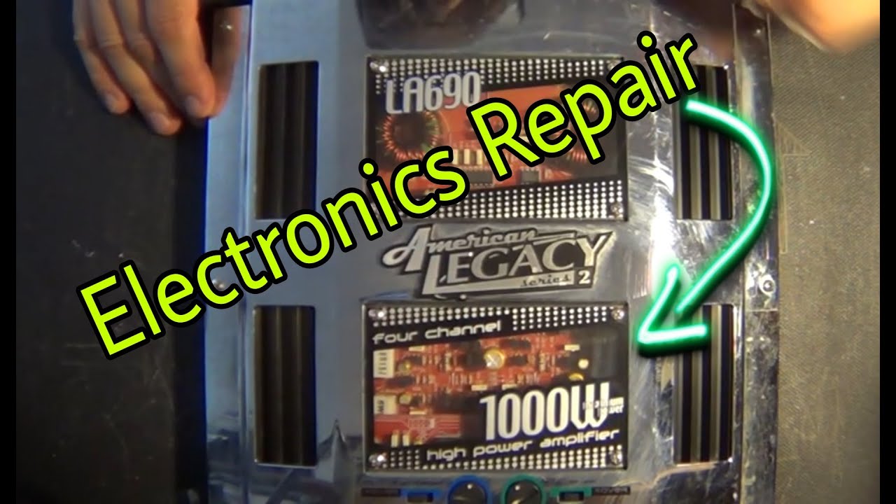 American Legacy Series 2 1000W Car Amplifier LA690 REPAIR - #caraudio #electronicsrepair