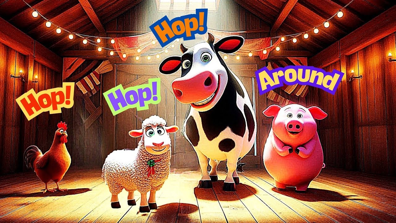 &ldquo;Farmyard Dance Party! Move Along with the Farm Animals&rdquo; Toddlers | Preschoolers | Nursery Rhyme