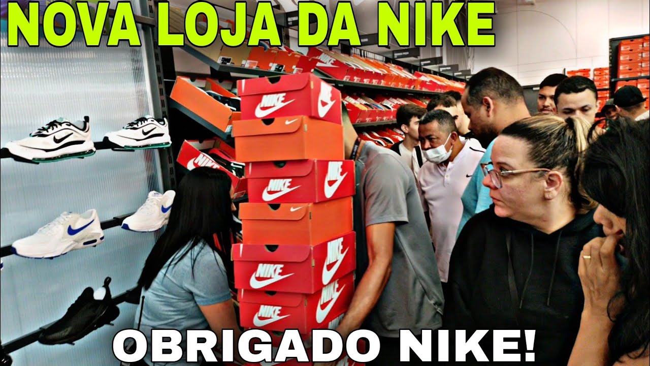 Nova Loja nike unite no maior shopping do Brasil | Bastante tênis e roupas | Obrigado NIKE!