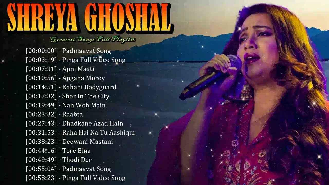 🎶🌙 Shreya Ghoshal - Dreamlike ballads shining with elegant classical influence 🌸🎧