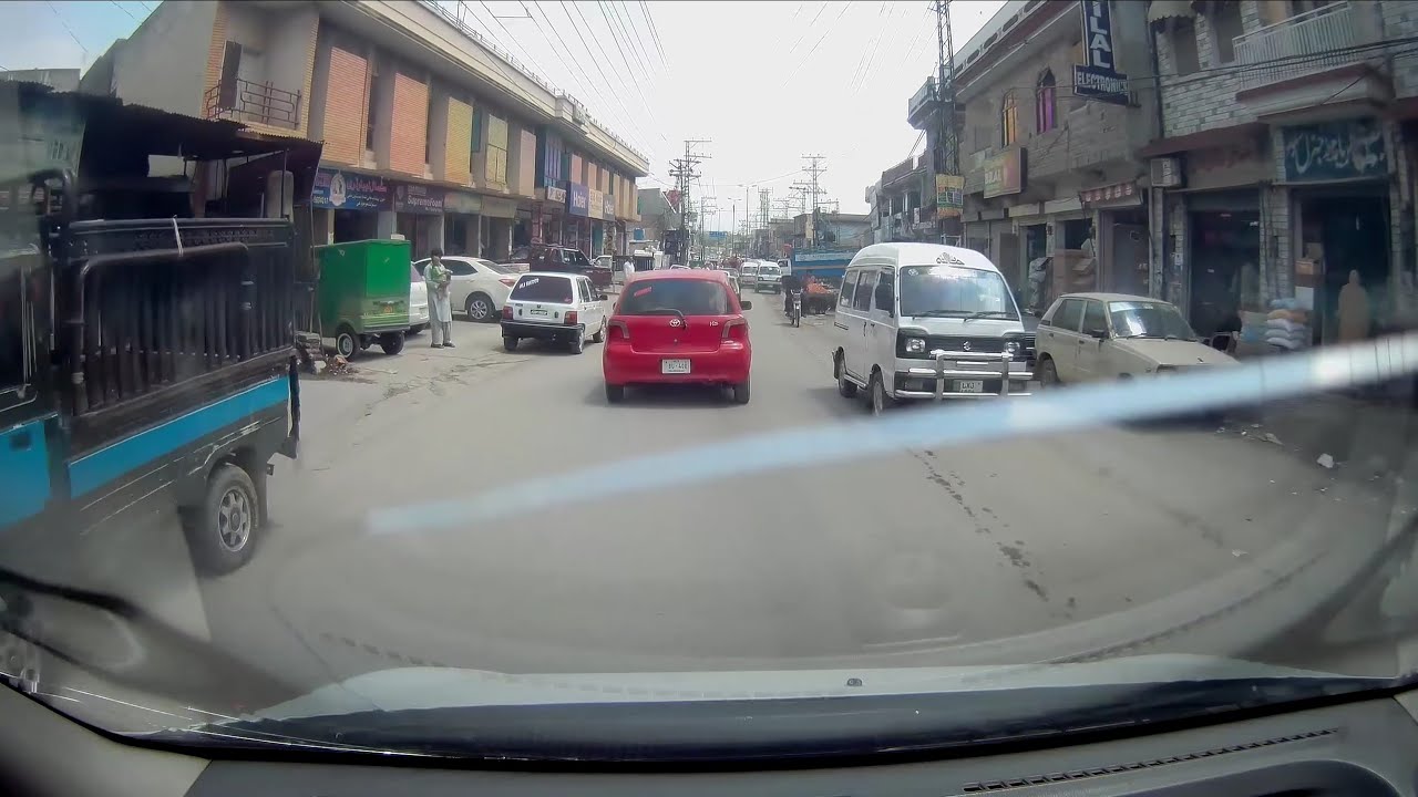 Driving from Rawalpindi to Village Chahan on Chakri Road Round Trip, Punjab Pakistan 1440p