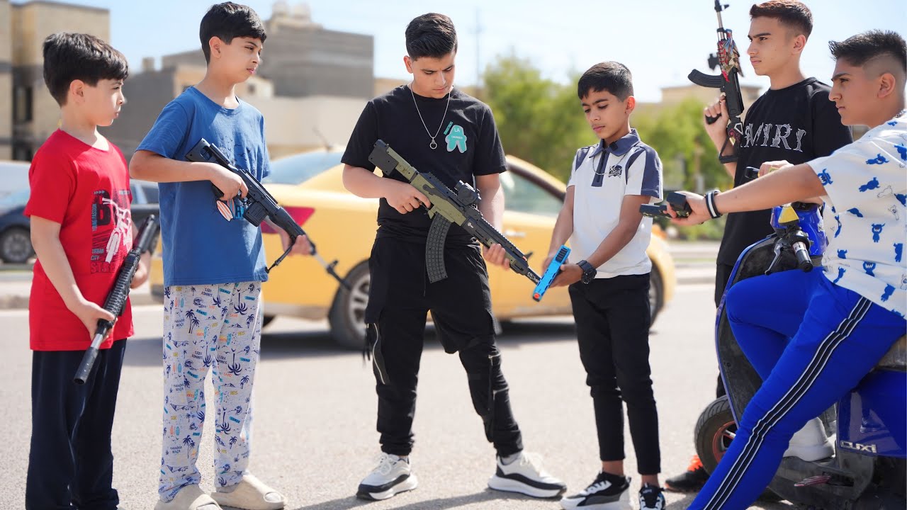 عصابات العيد مودي أخذ عيدية الاطفال 🔫 #تحشيش