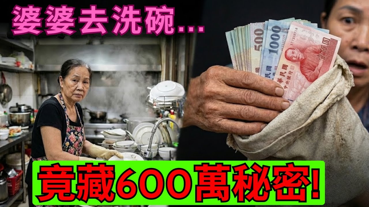 淚流滿面！婆婆當洗碗工，卻意外發現了價值 600 萬越南盾的秘密。